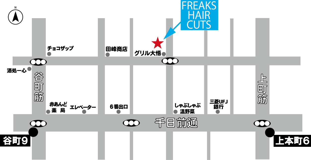 店舗所在地の地図